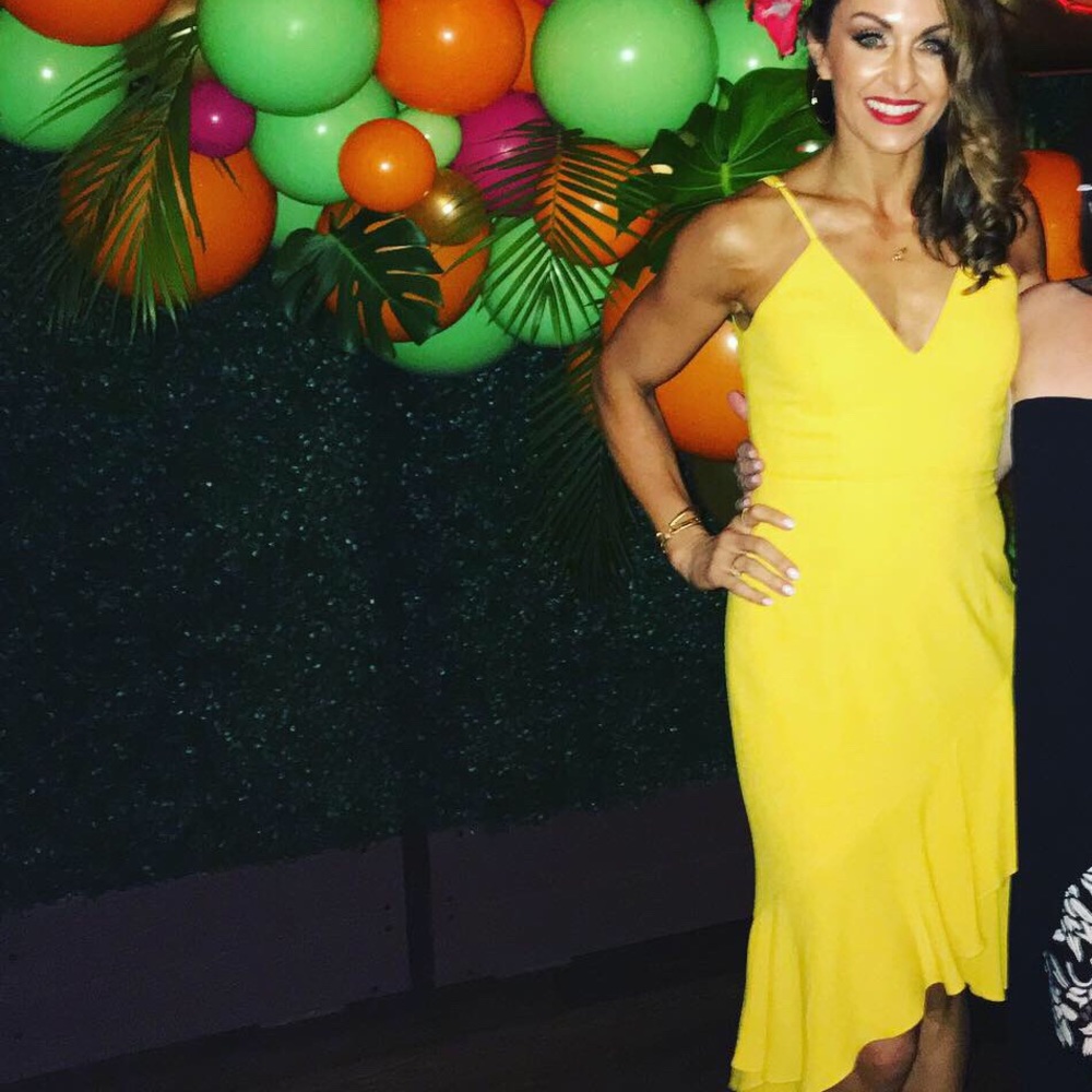 Dress The Population Canary Dress